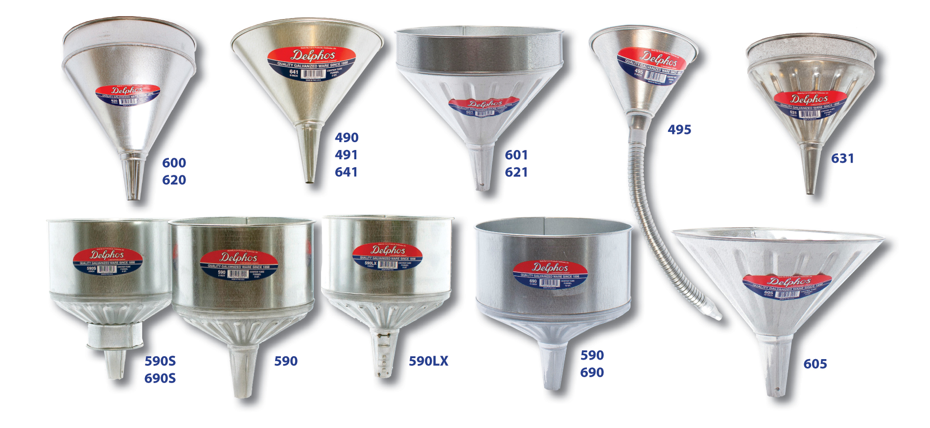 1 Qt S & K Products 495 Flexible Spout Transmission Funnel 